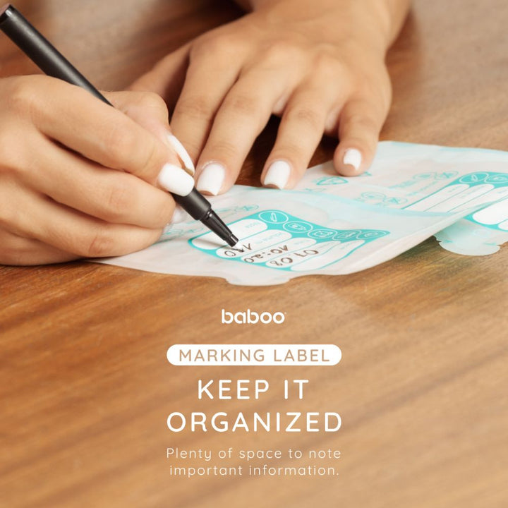 Baboo Easy Pour Breastmilk Bags 25pcs, 250ml Capacity