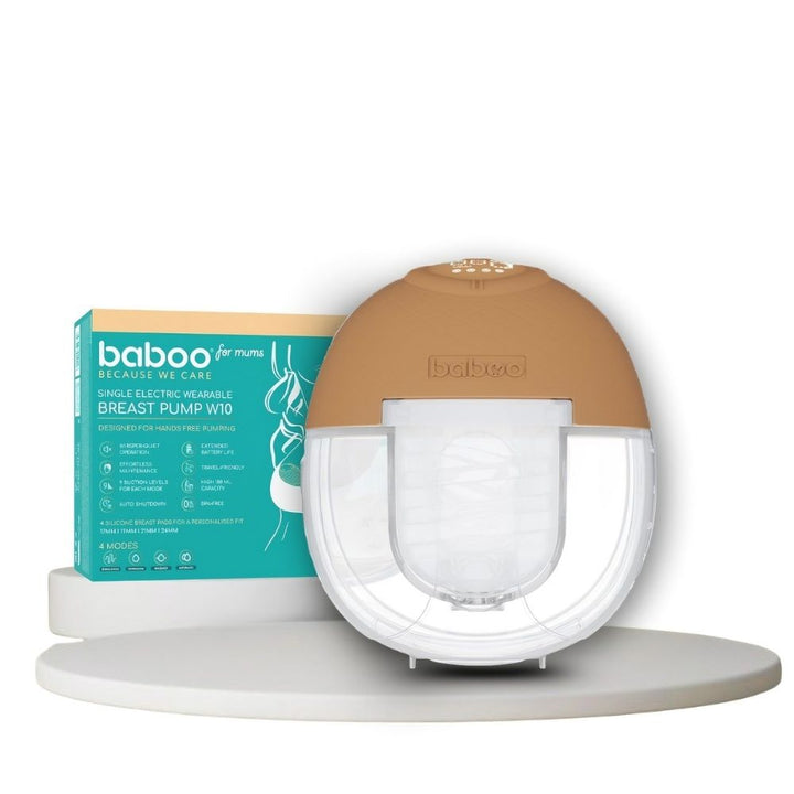 Baboo Single Electric Wearable Breast Pump 180ml (Cacao)