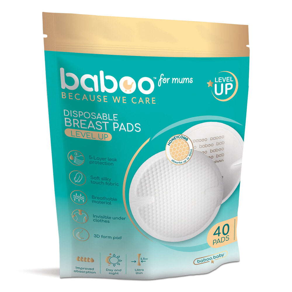 Baboo Nursing Breast Pads  Disposable 40 Count