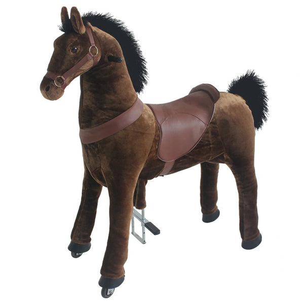 Tobys Ponycycle Rideamal Rideon Dark Brown Horse