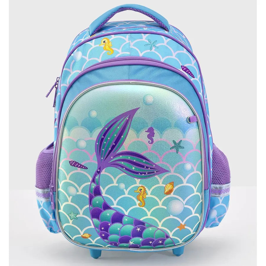 Fab N Funky Fish Theme Backpack with Lunch Bag and Pencil Pouch 3pcs 17”(Blue-Purple) Fab N Funky Fish Theme Backpack with Lunch Bag and Pencil Pouch 3pcs 17”(Blue-Purple)