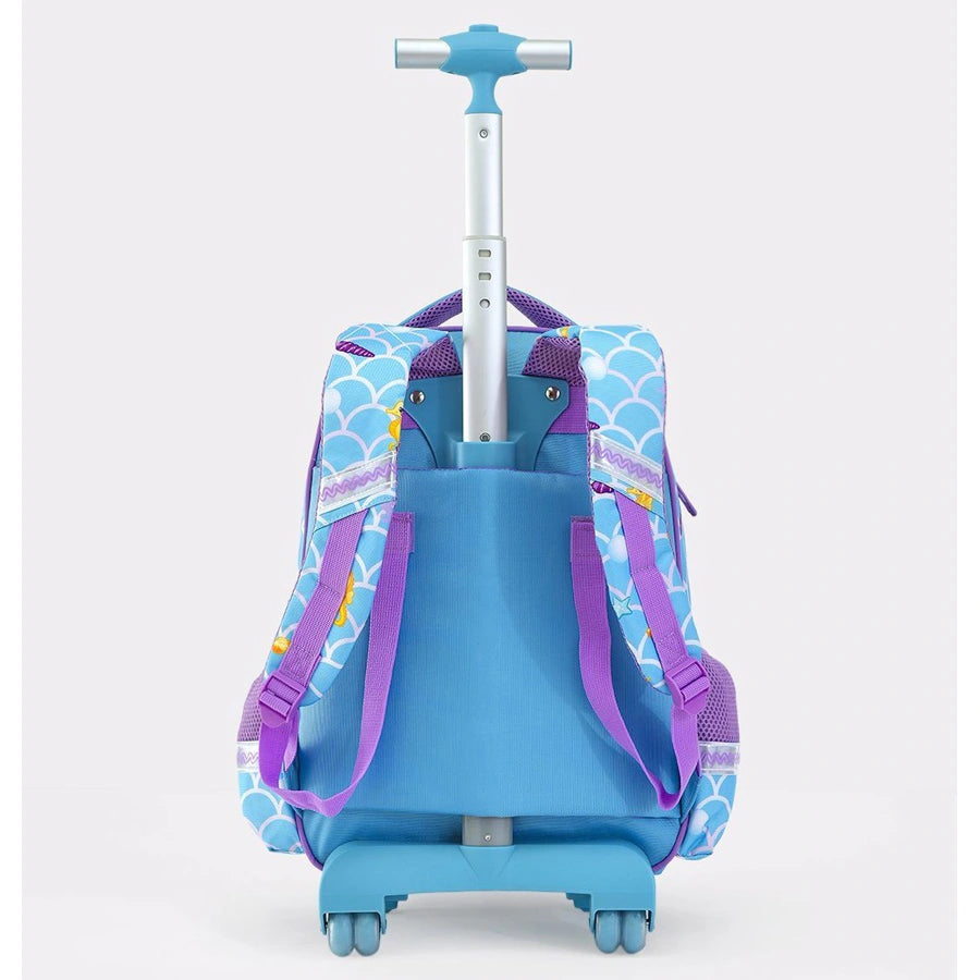 Fab N Funky Fish Theme Backpack with Lunch Bag and Pencil Pouch 3pcs 17”(Blue-Purple) Fab N Funky Fish Theme Backpack with Lunch Bag and Pencil Pouch 3pcs 17”(Blue-Purple)