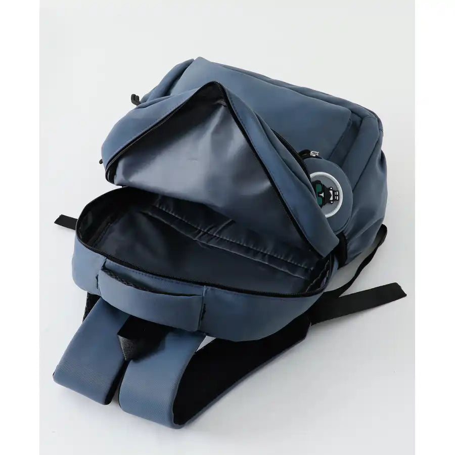 حقيبة ظهر Fab N Funky Solid مع محفظة نقود معدنية مقاس 17 بوصة (أزرق) حقيبة ظهر Fab N Funky Solid مع محفظة نقود معدنية مقاس 17 بوصة (أزرق)