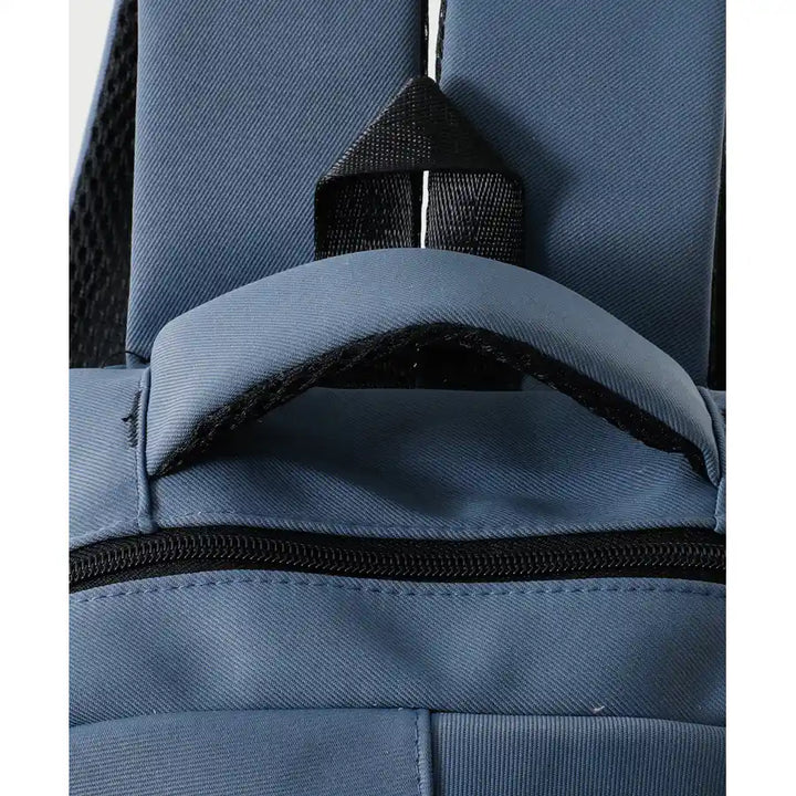 Fab N Funky Solid Backpack with Coin Purse 17”(Blue)