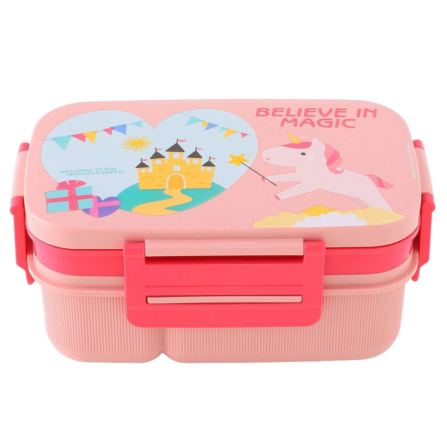 صندوق غداء فاب إن فانكي بتصميم يونيكورن (وردي)