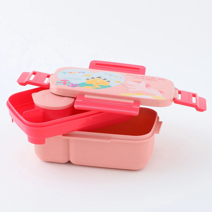 Fab N Funky Unicorn Themed Lunch Box (Pink)