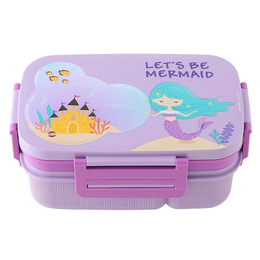 صندوق غداء فاب إن فانكي بطابع حورية البحر (أرجواني)