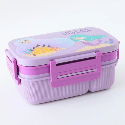 Fab N Funky Mermaid Themed Lunch Box (Purple)