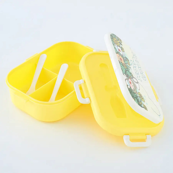 Fab N Funky Cartoon Themed Lunchbox (Yellow)