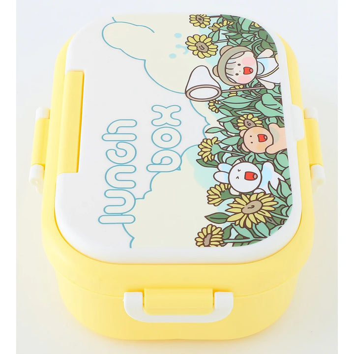 Fab N Funky Cartoon Themed Lunchbox (Yellow)