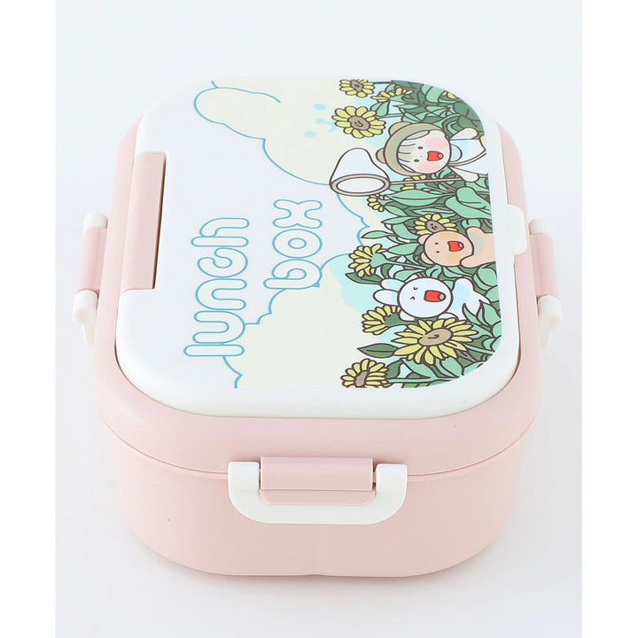 Fab N Funky Cartoon Themed Lunchbox (Pink)