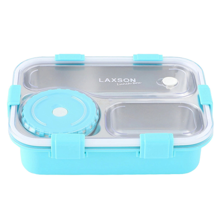 صندوق غداء فاب إن فانكي للأطفال بثلاثة أقسام (سماوي)