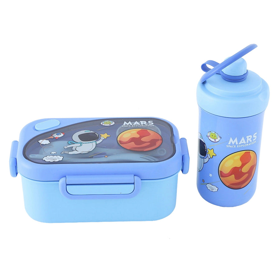 مجموعة صندوق غداء فاب إن فانكي بطابع الفضاء (أزرق)