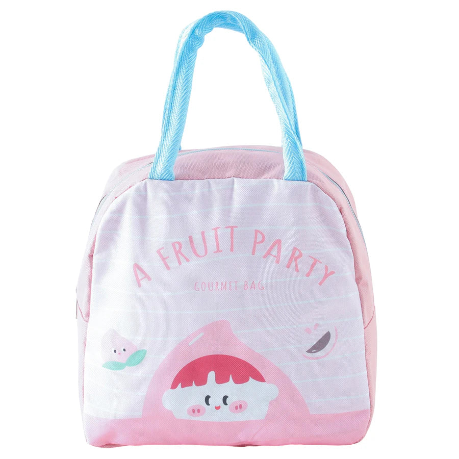 حقيبة غداء Fab N Funky A Fruit Party Themed (وردي)