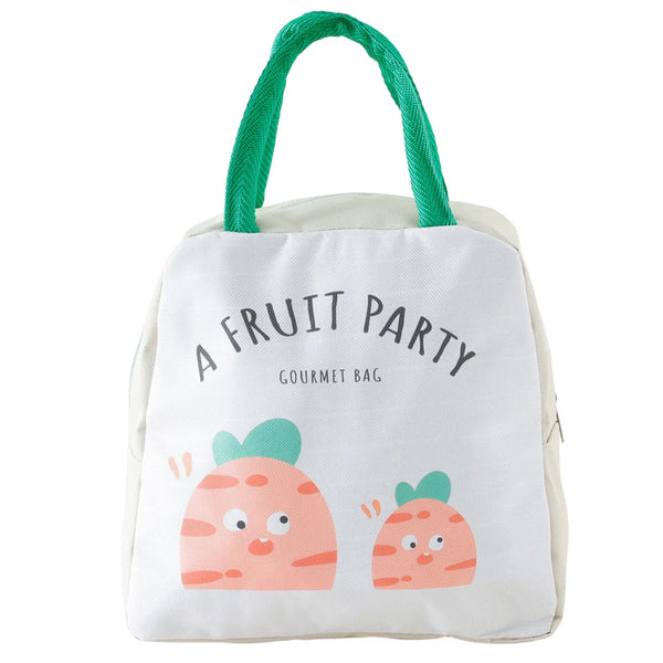 Fab N Funky A Fruit Party Themed Lunchbag (White)
