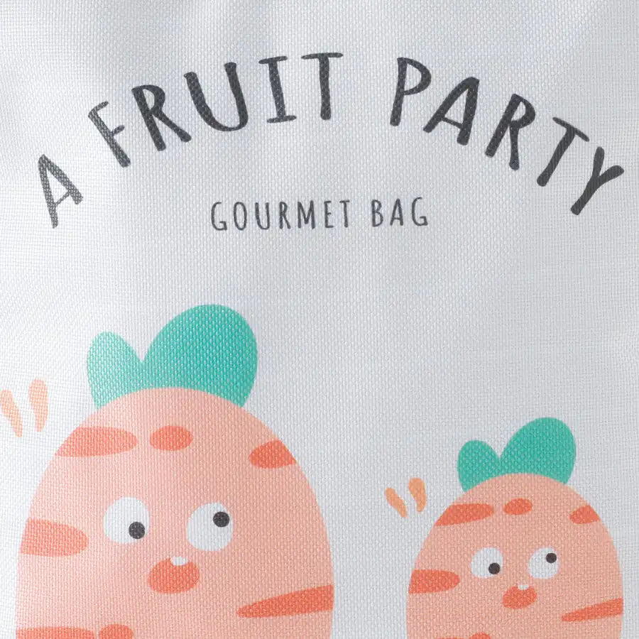 حقيبة غداء Fab N Funky A Fruit Party Themed (بيضاء) حقيبة غداء Fab N Funky A Fruit Party Themed (بيضاء)