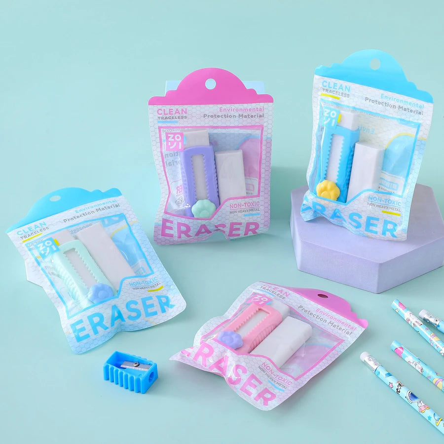 ممحاة فاب ان فانكي للأطفال، 3 قطع (وردي) ممحاة فاب ان فانكي للأطفال، 3 قطع (وردي)