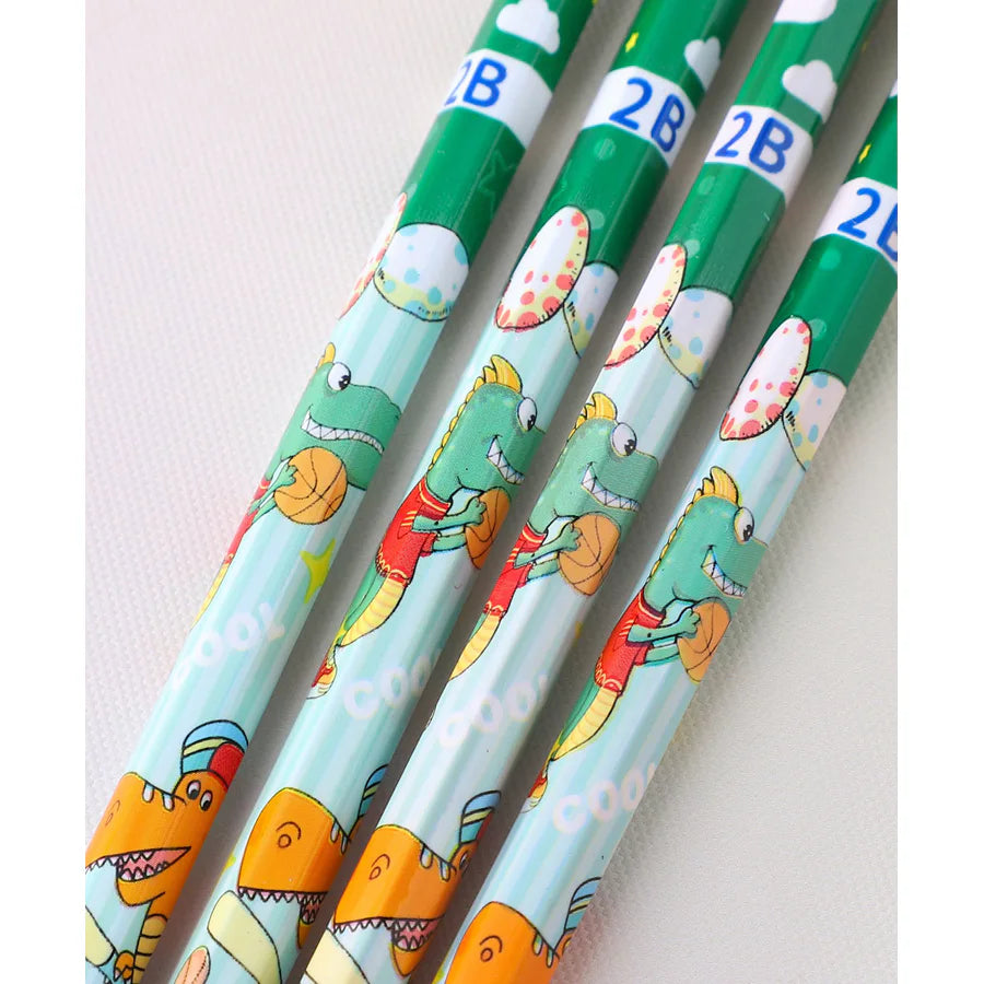 مجموعة أدوات مكتبية بتصميم ديناصور فاب إن فانكي، 7 قطع (أخضر) مجموعة أدوات مكتبية بتصميم ديناصور فاب إن فانكي، 7 قطع (أخضر)