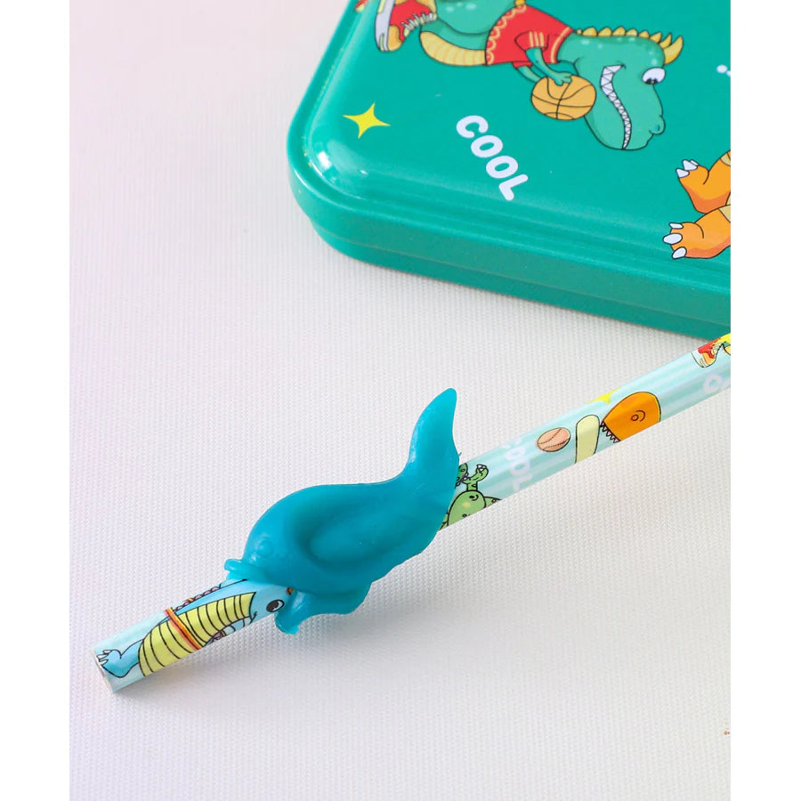 مجموعة أدوات مكتبية بتصميم ديناصور فاب إن فانكي، 7 قطع (أخضر) مجموعة أدوات مكتبية بتصميم ديناصور فاب إن فانكي، 7 قطع (أخضر)