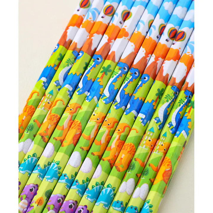 Fab N Funky Kids Kids Stationery Set Dino Theme 41pcs (Green)