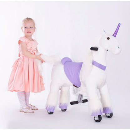 Tobys Ponycycle Rideamal Rideon Purple Unicorn