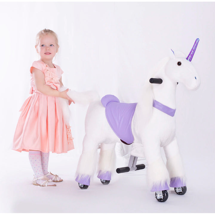 Tobys Ponycycle Rideamal Rideon Purple Unicorn