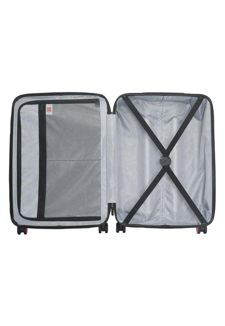 LEGO Brick 2x2 20-Inch Trolley Suitcase - Dark/Bright Blue