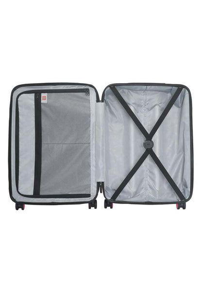 LEGO Brick 2x2 20-Inch Trolley Suitcase - Dark/Bright Blue