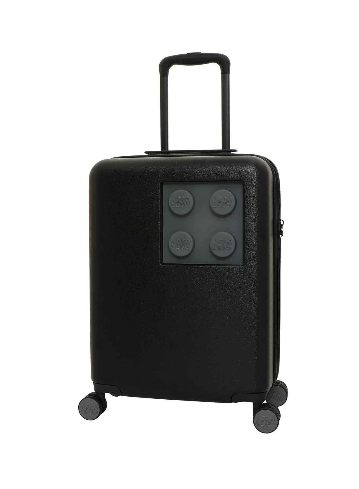 LEGO Brick 2x2 20-Inch Trolley Suitcase - Black/Stone Grey