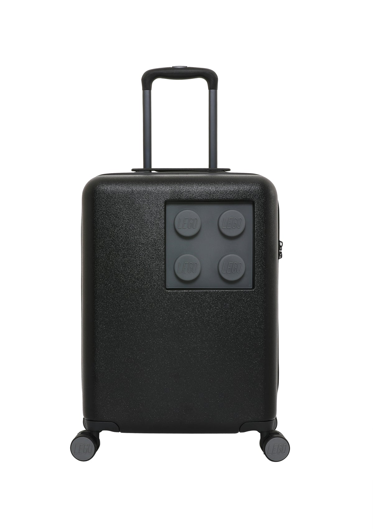 LEGO Brick 2x2 20-Inch Trolley Suitcase - Black/Stone Grey