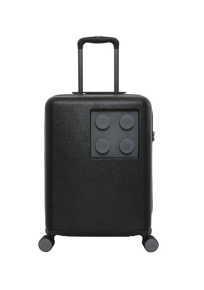 LEGO Brick 2x2 20-Inch Trolley Suitcase - Black/Stone Grey