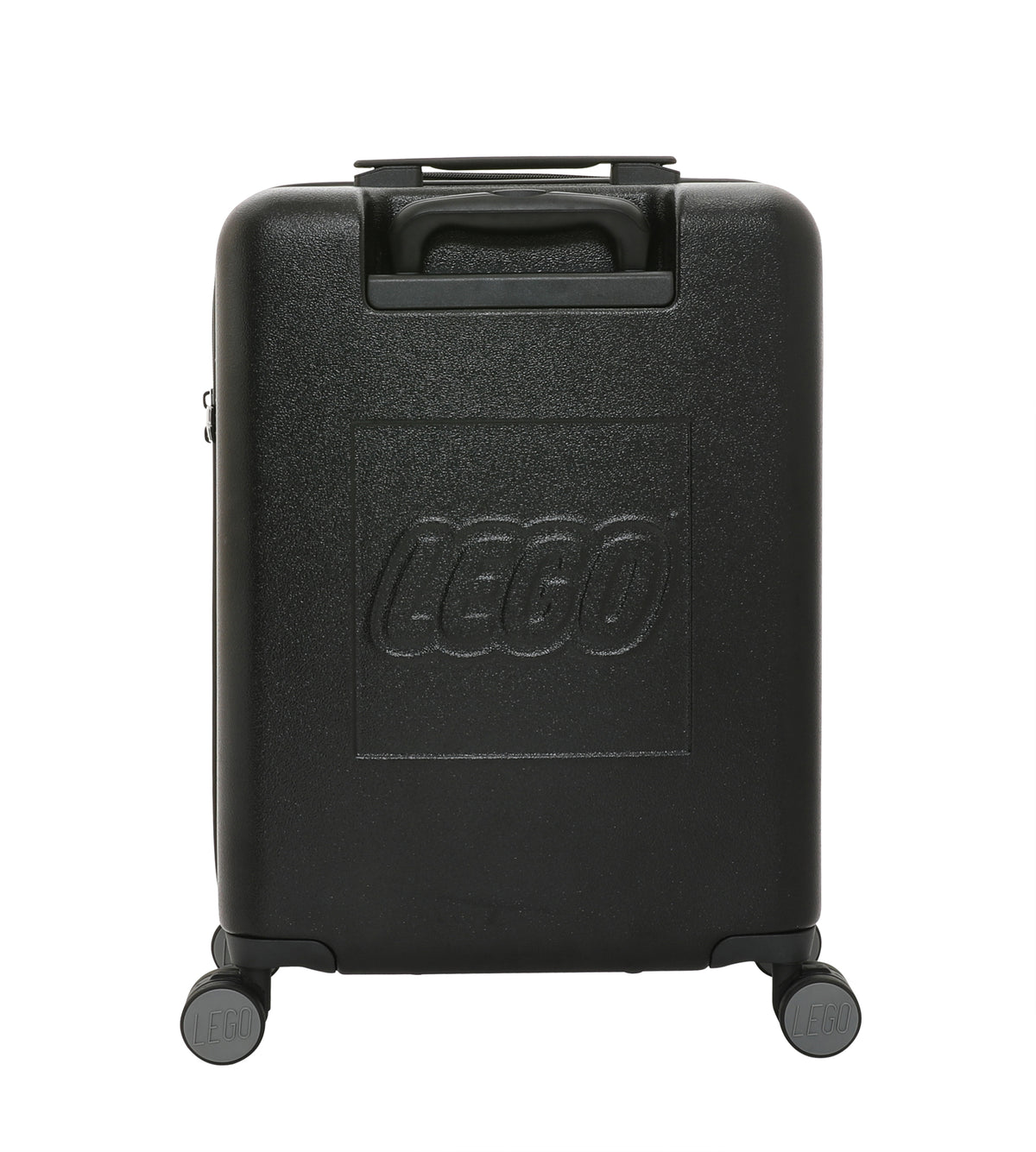 LEGO Brick 2x2 20-Inch Trolley Suitcase - Black/Stone Grey