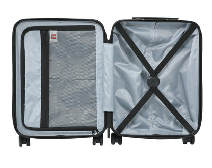 LEGO Brick 2x2 20-Inch Trolley Suitcase - Black/Stone Grey