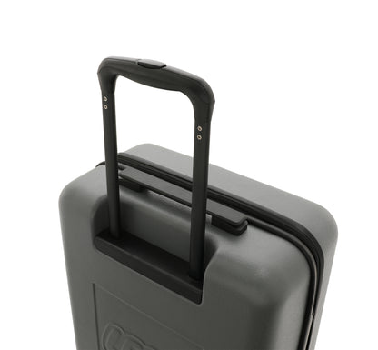 LEGO Brick 2x2 20-Inch Trolley Suitcase - Stone Grey/Bright Yellow