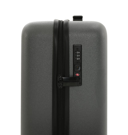 LEGO Brick 2x2 20-Inch Trolley Suitcase - Stone Grey/Bright Yellow