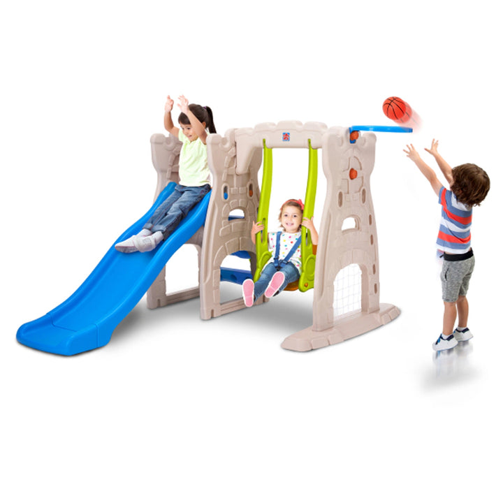 Grow'n Up Scramble N Slide Play Center Active Backyard Fun