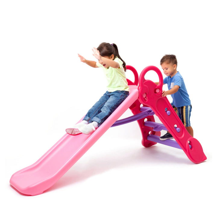 Grow'n Up QwikFold Maxi-Slide Foldable Backyard Slide for Kids