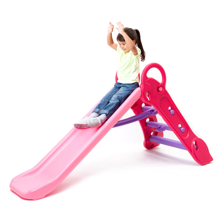 Grow'n Up QwikFold Maxi-Slide Foldable Backyard Slide for Kids