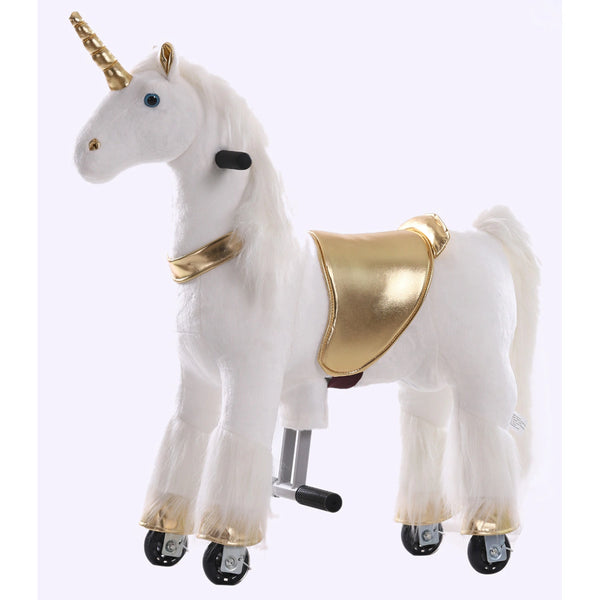 Tobys Ponycycle Rideamal Rideon Golden Unicorn