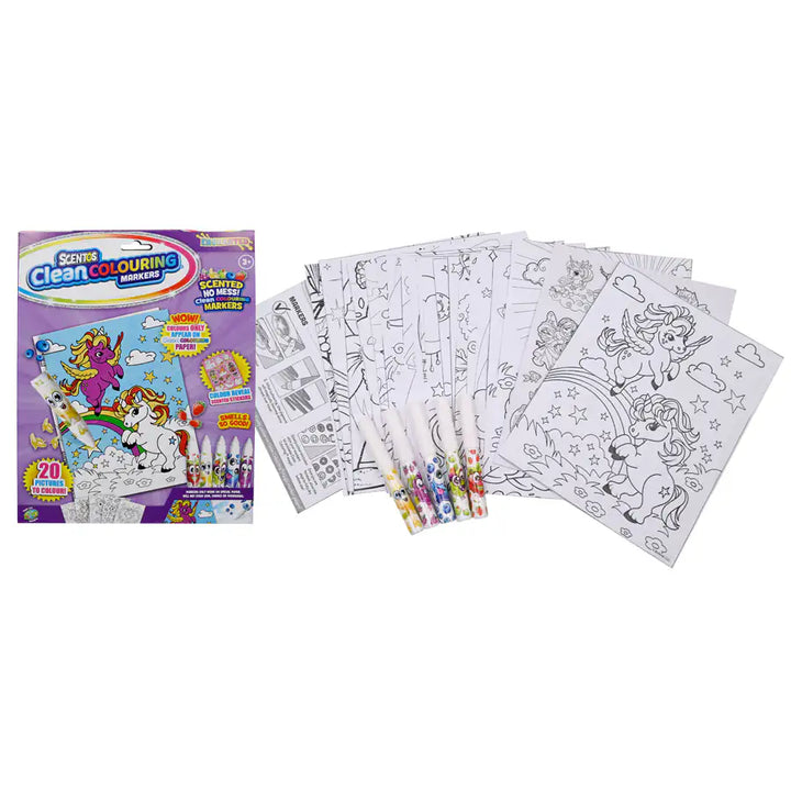 Scentos Clean Colouring Markers - Enchanted