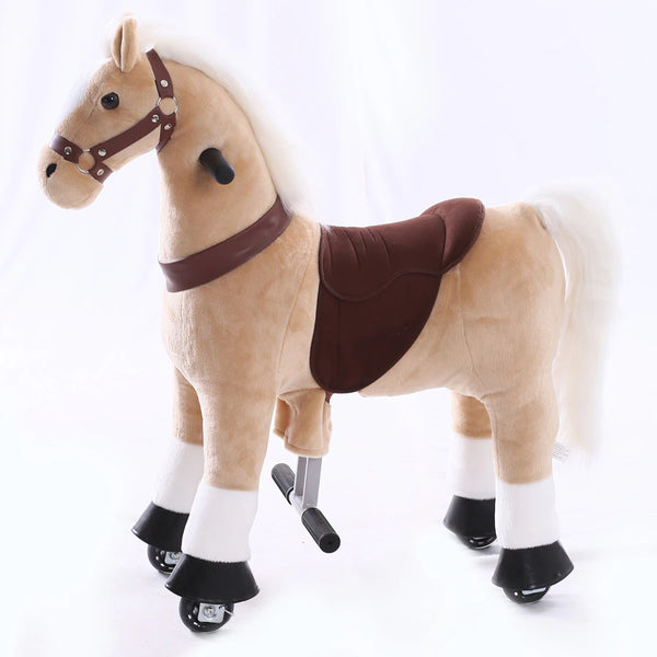 Tobys Ponycycle Rideamal Rideon Beige Horse