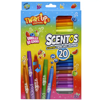 Scentos Twistable Crayons (Pack of 20)