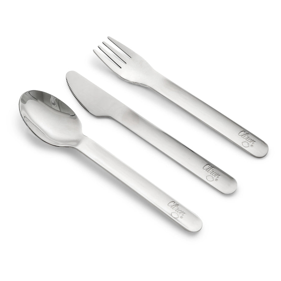 Citron SS Cutlery with Pouch (Blush Pink)