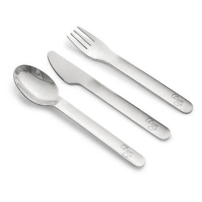 Citron SS Cutlery with Pouch (Blush Pink)