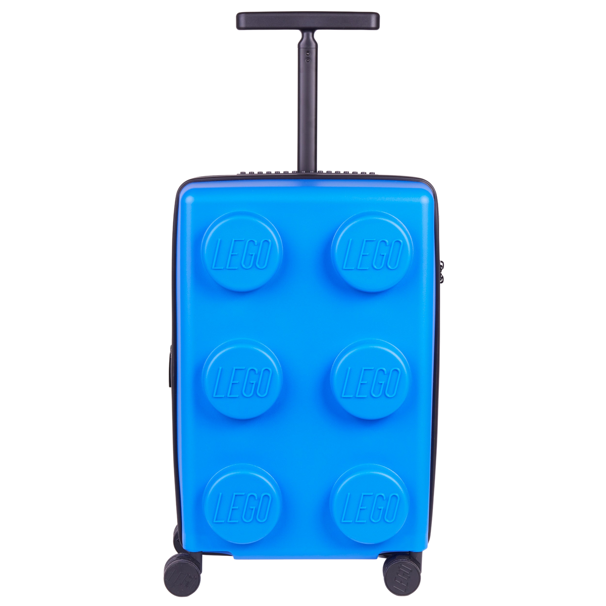 LEGO Brick 2x3 Expandable Trolley Suitcase - Bright Blue
