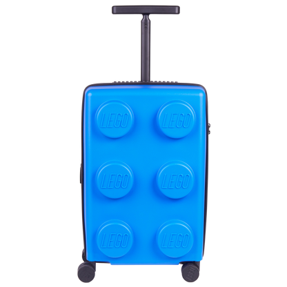 LEGO Brick 2x3 Expandable Trolley Suitcase - Bright Blue