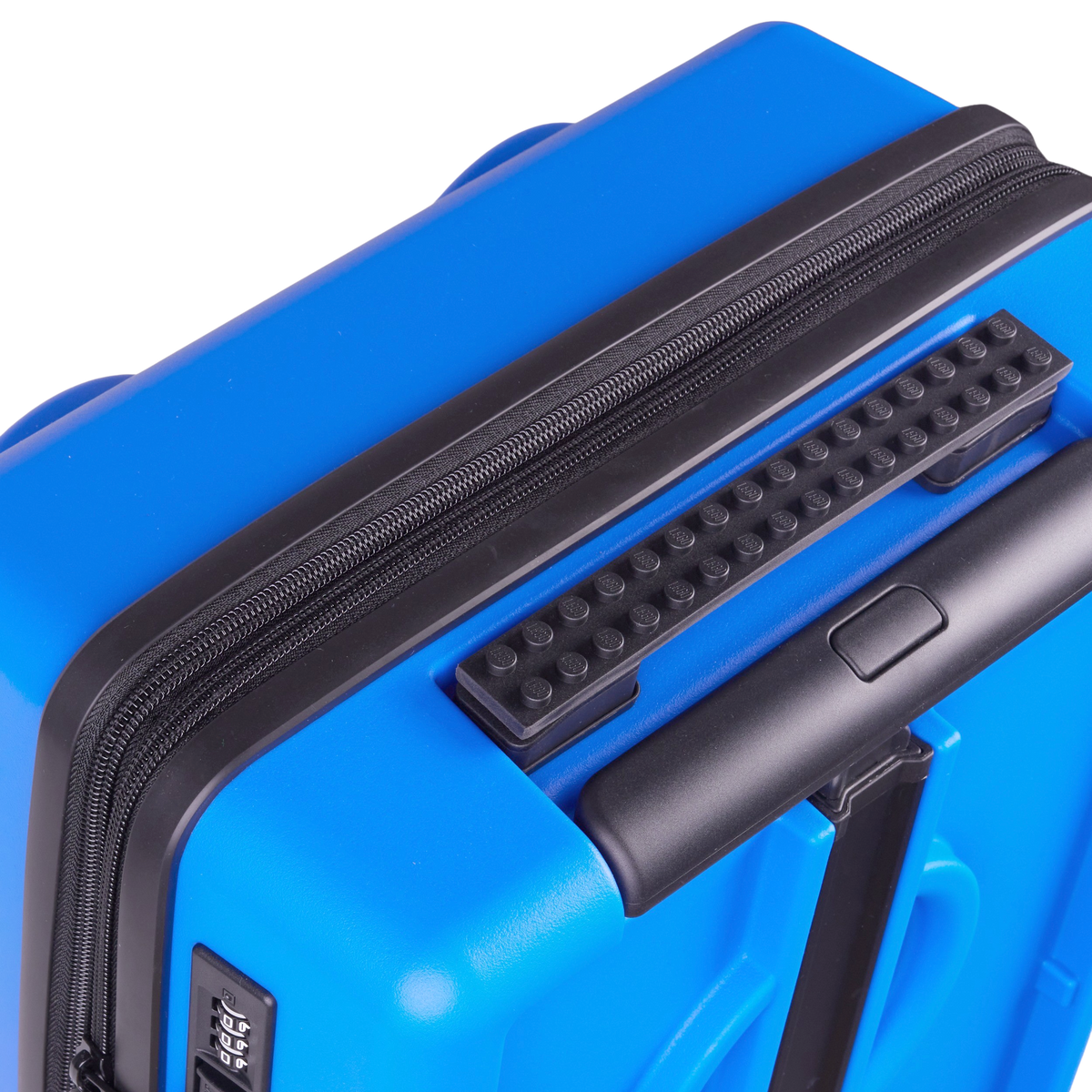 LEGO Brick 2x3 Expandable Trolley Suitcase - Bright Blue