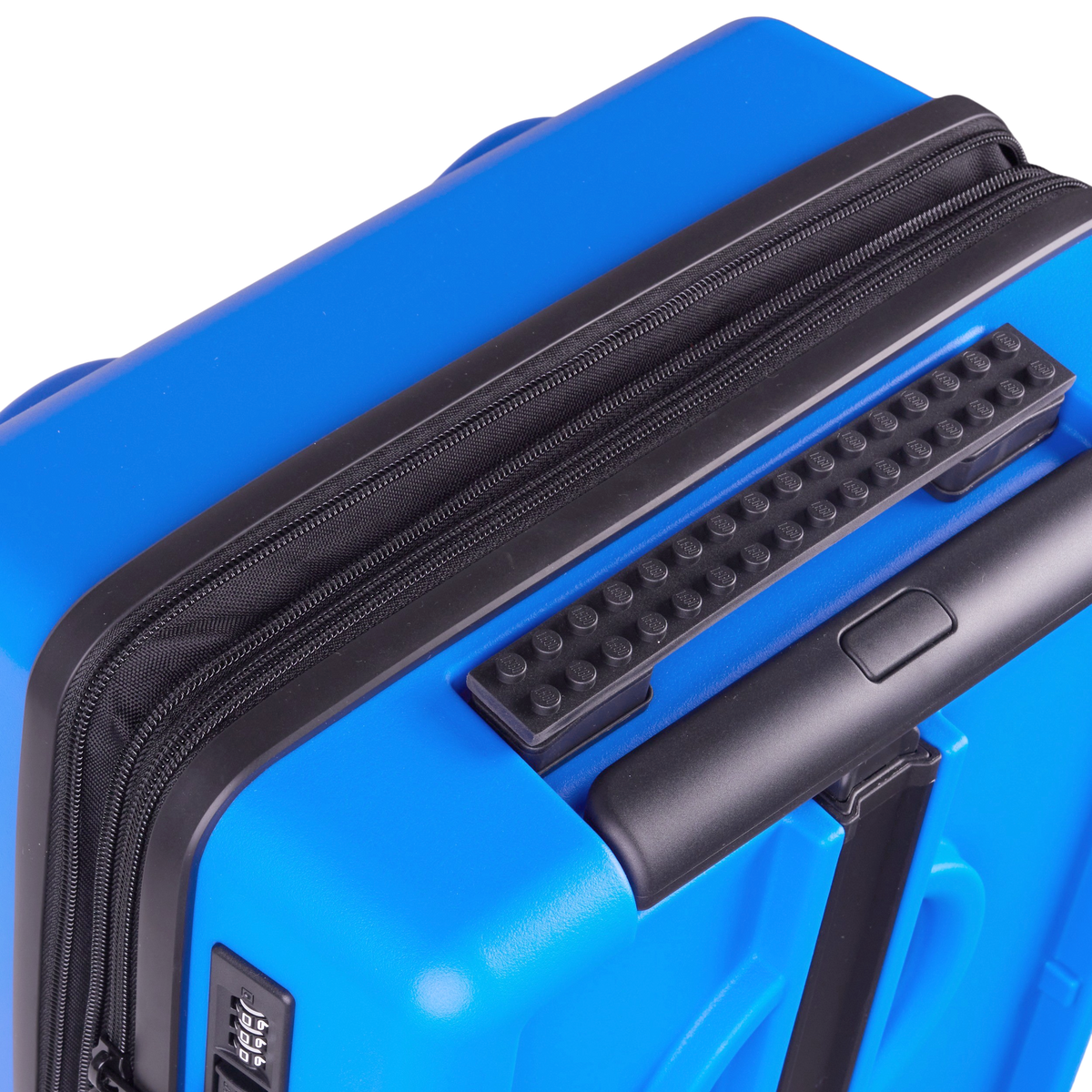 LEGO Brick 2x3 Expandable Trolley Suitcase - Bright Blue