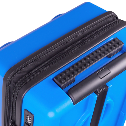 LEGO Brick 2x3 Expandable Trolley Suitcase - Bright Blue