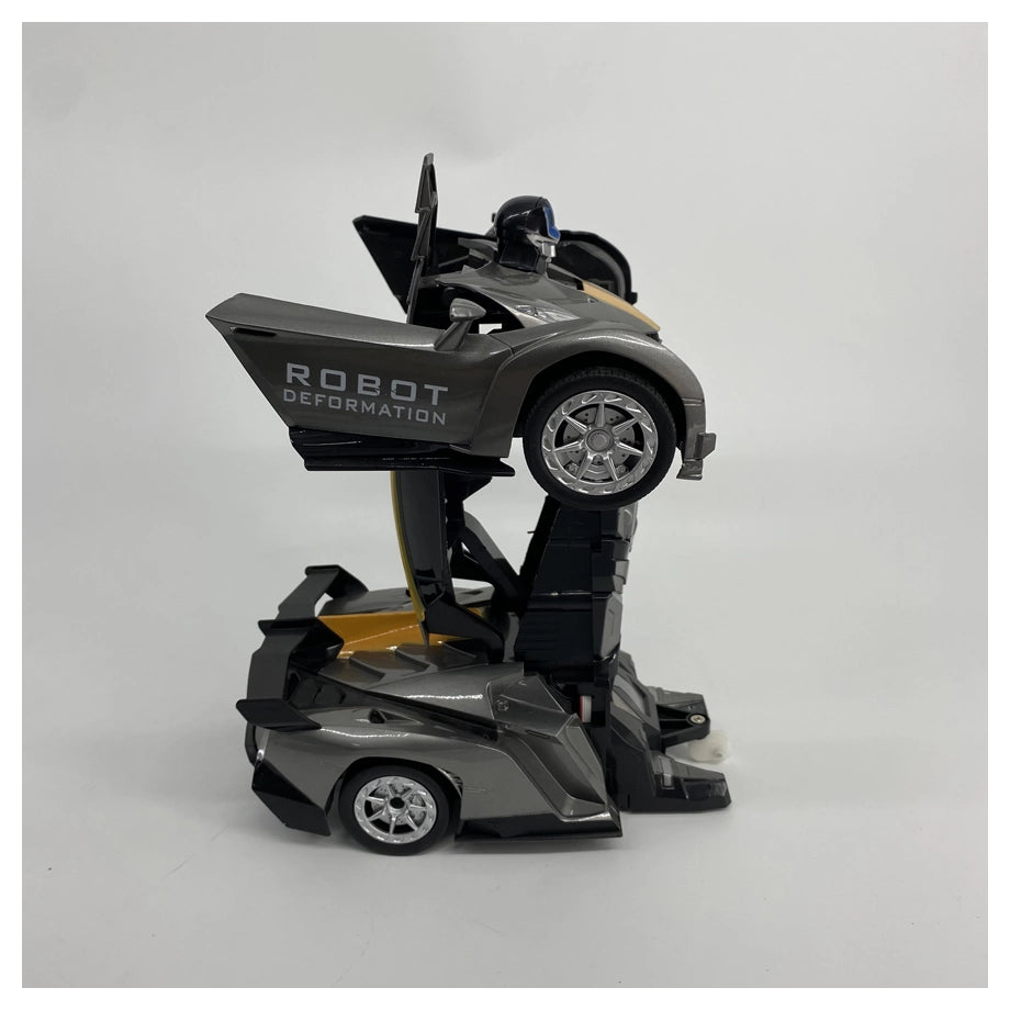 Funny Box Fb 2.4G 1:12 Transformer Car Dual Control (Watch Remote) (Grey)